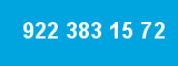 922 383 15 72